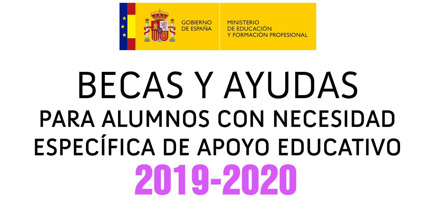 Becas y ayudas para alumnos con necesidad específica de apoyo educativo